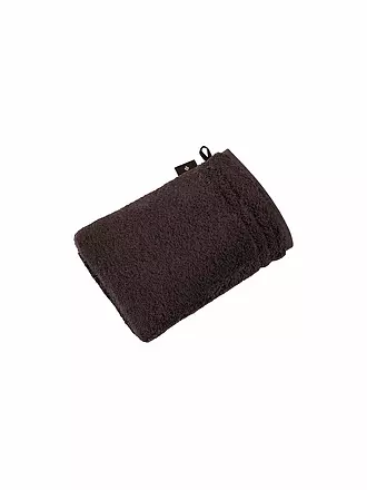 VOSSEN | Waschhandschuh VIENNA STYLE SUPERSOFT 16x22cm Dark Brown | 